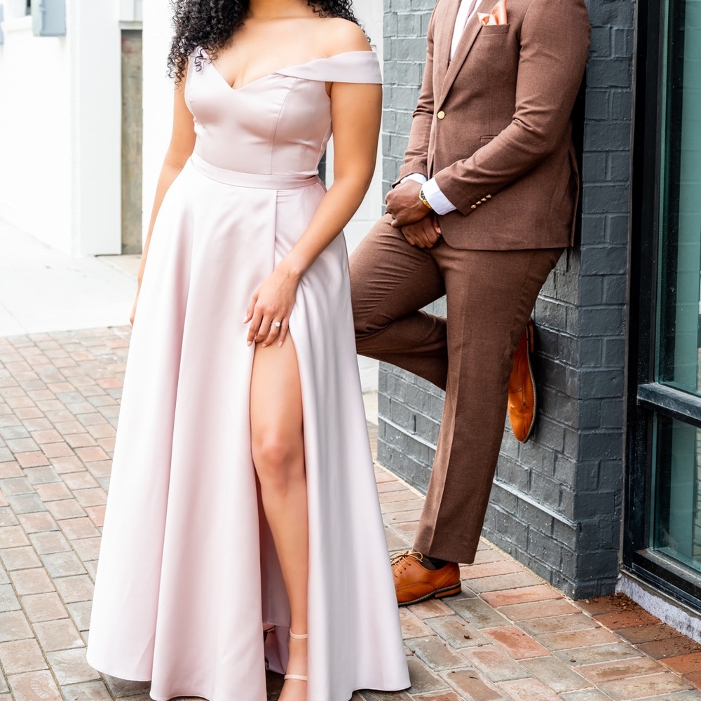 Light Pink gown used once for an engagement shoot.